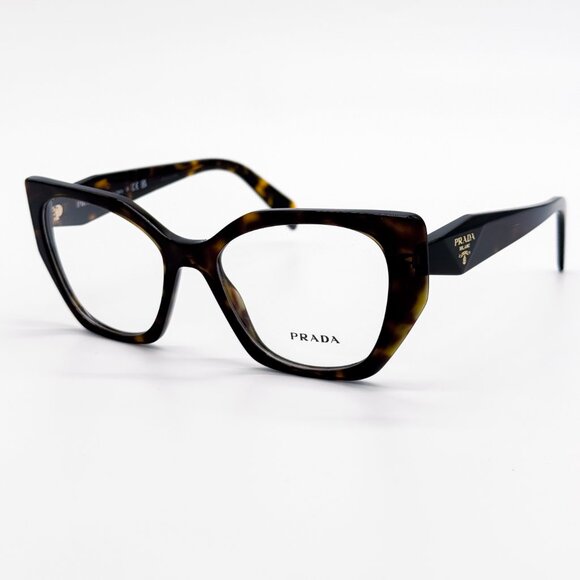 NEW PRADA PR18WV 2AU1O1 WOMEN EYEGLASSES VPR 18W 2AU1O1 PRADA PR 18WV HAVANA - Picture 3 of 12
